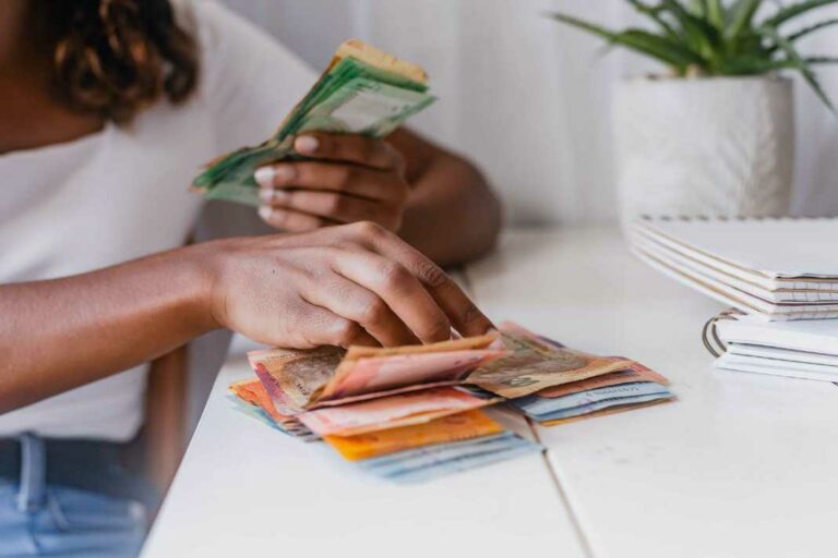 women's wealth stock image