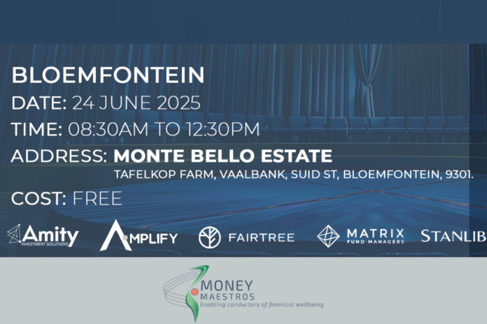 Money Maestros retirement workshop 2025 bloemfontein